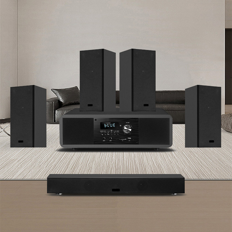 Home Cinema With Wireless Rear Speakers - 5.1 Channel Bluetooth Speakers 360 Surround