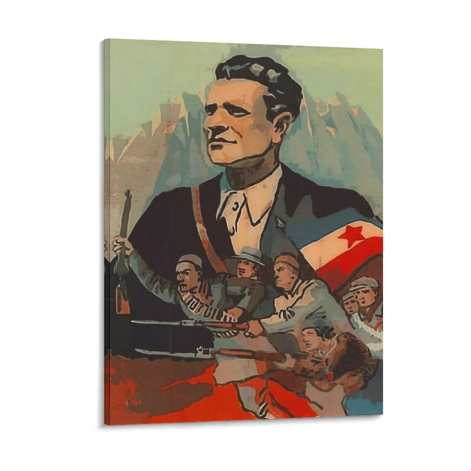 Home Cinema Wall - Jugoslavija Josip Broz Tito Poster Old