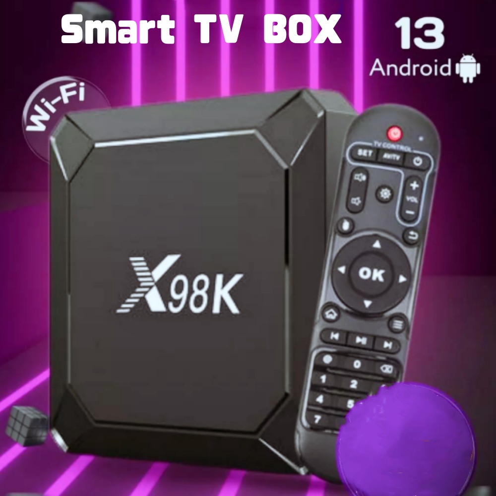 Home Cinema Quad - Original X98K TV Box Android13 RK3528