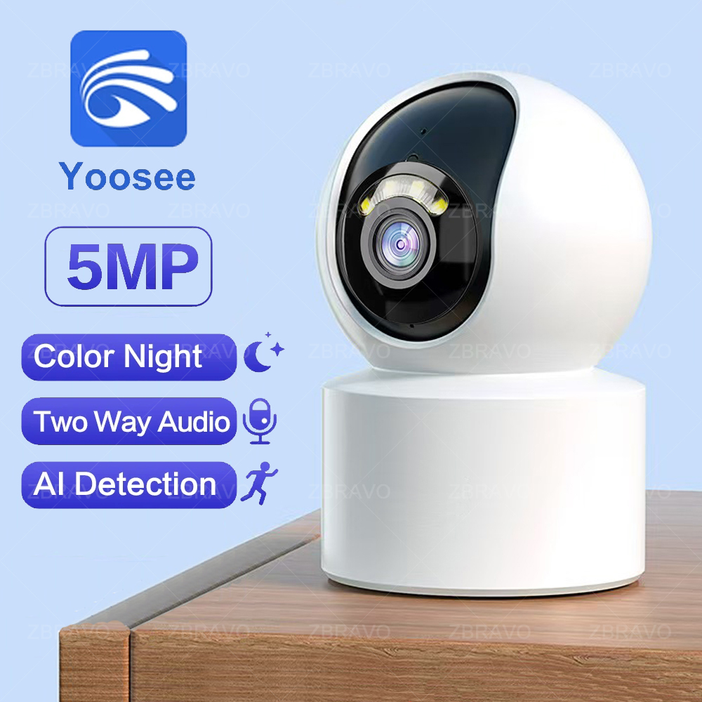 Home Cinema Sony - Yoosee 5MP WiFi Security PTZ Indoor