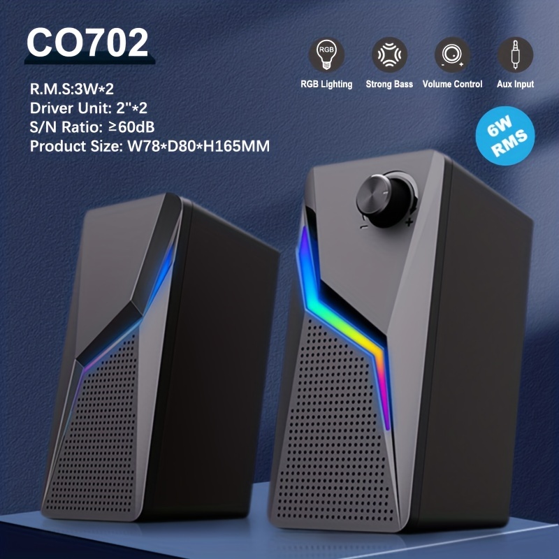 Home Cinema Subwoofer - Computer Gaming Speakers PC Sound Box