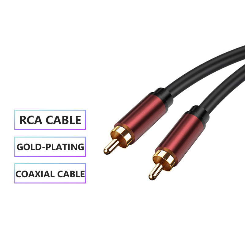 Home Cinema Subwoofer - RCA Lotus Cables Fever Coaxial AV