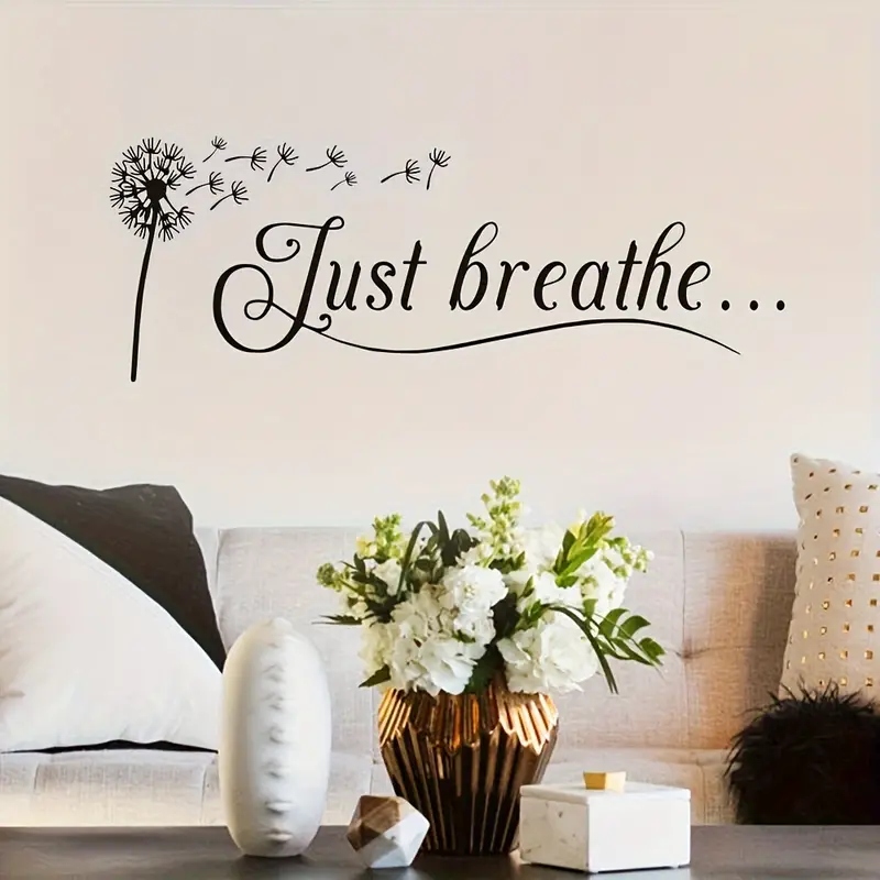 Home Cinema Wall - 1pc Artistic Fonts PVC Wall Decal,