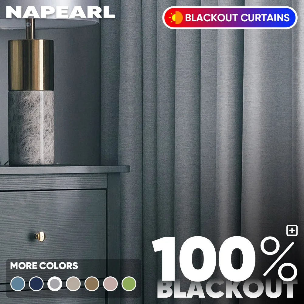 Blackout Curtain Thick - 100% Blackout Curtains Window For Living