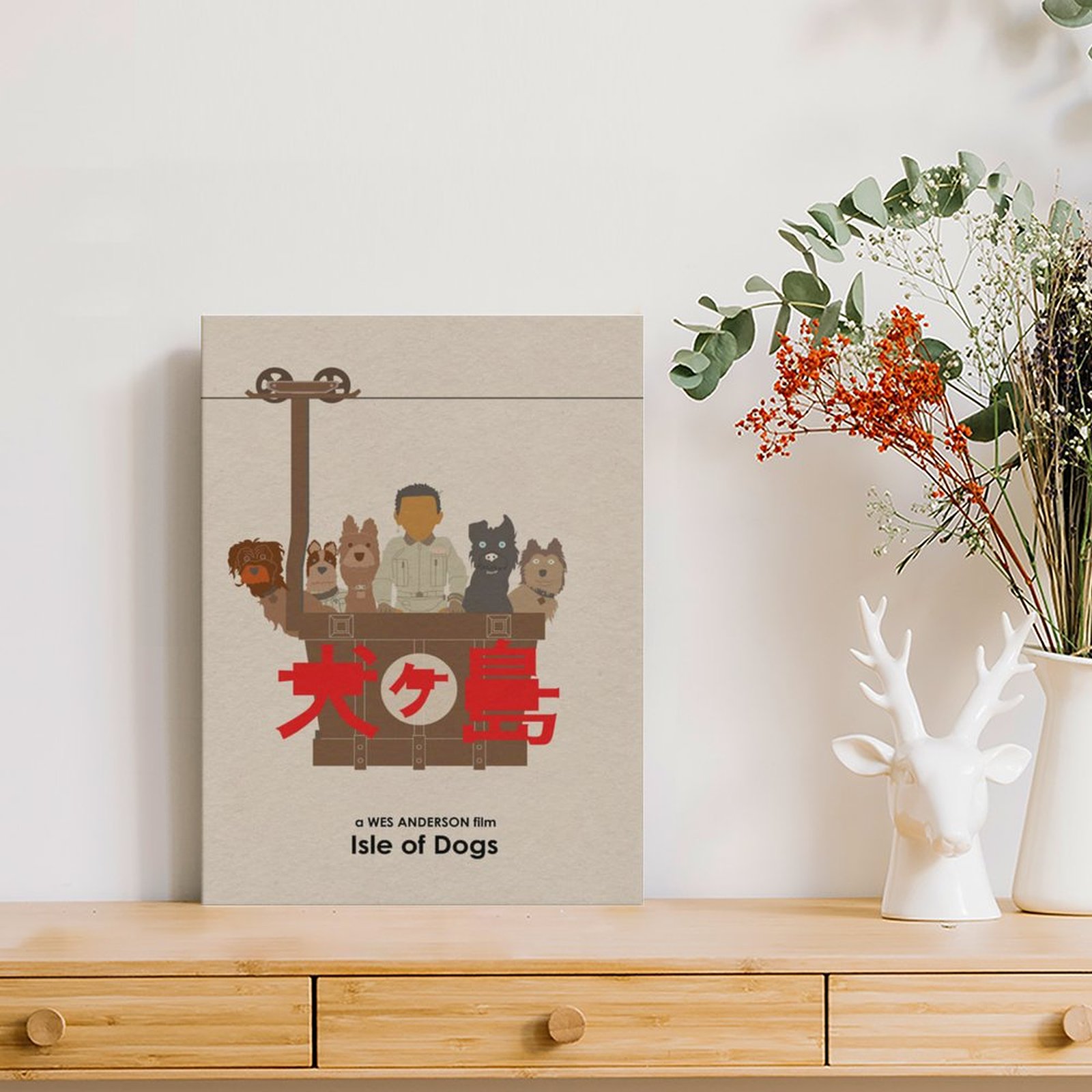 Wes Anderson Isle Of Dogs Movi - огляд і ціна Home Cinema Wall