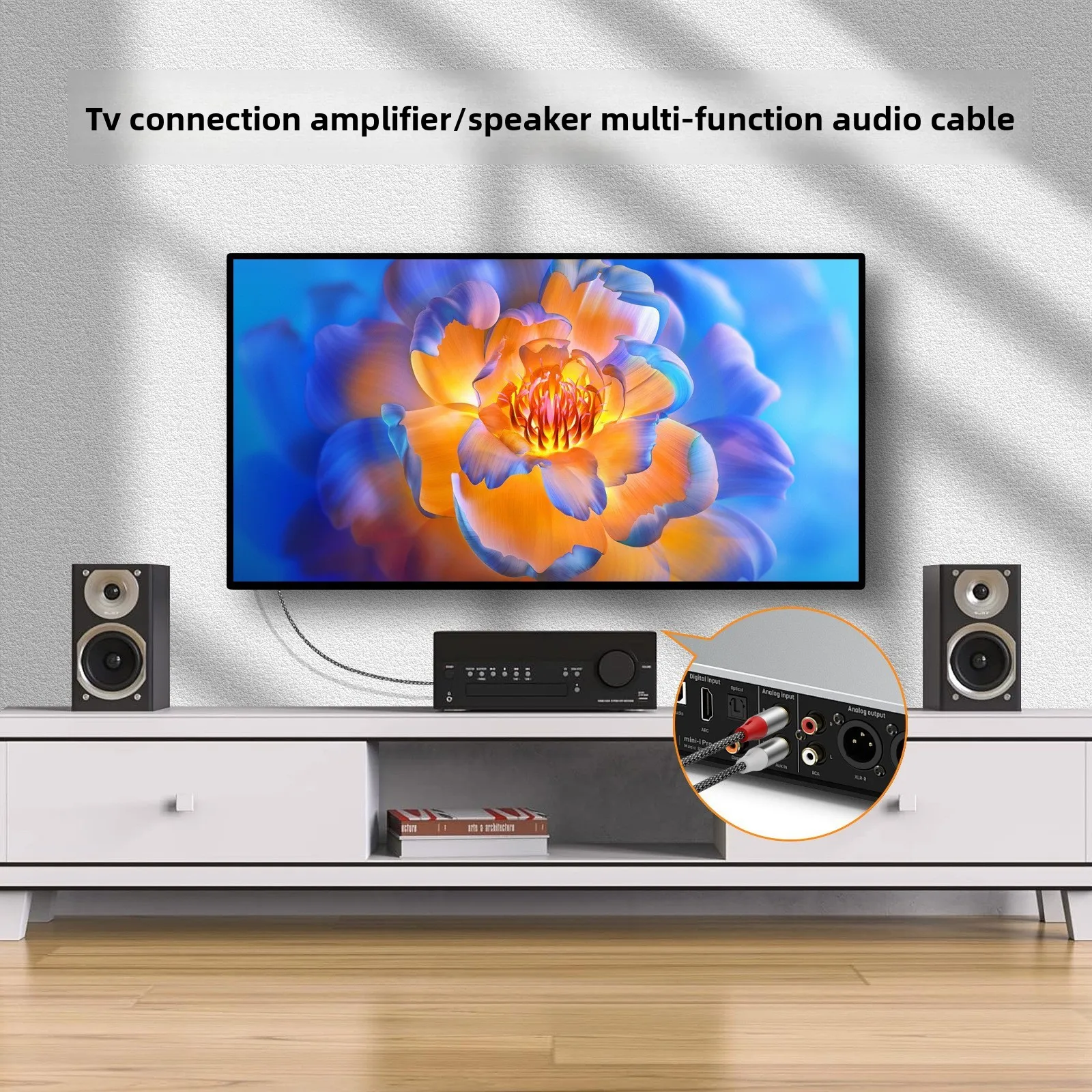 Double RCA Audio Cable, 2 Pair - огляд і ціна Home Cinema Subwoofer