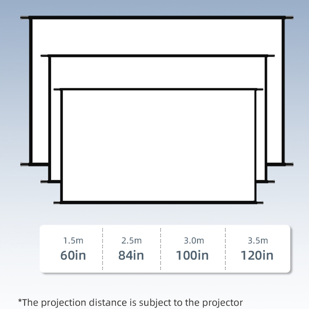 VEIDADZ Projector Screen Wall  - огляд і ціна Home Cinema Blanc