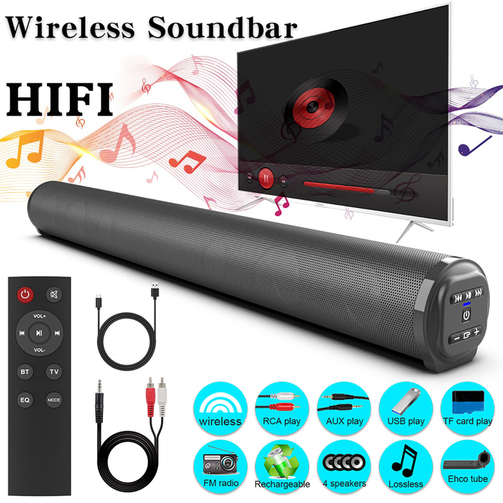 Sound Bar TV Sound System Blue - огляд і ціна Home Cinema With Wireless Rear Speakers