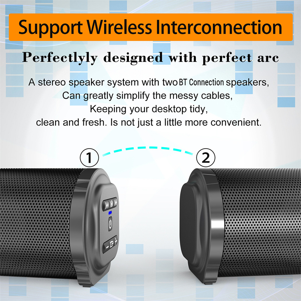 Sound Bar TV Sound System Blue - огляд і ціна Home Cinema With Wireless Rear Speakers