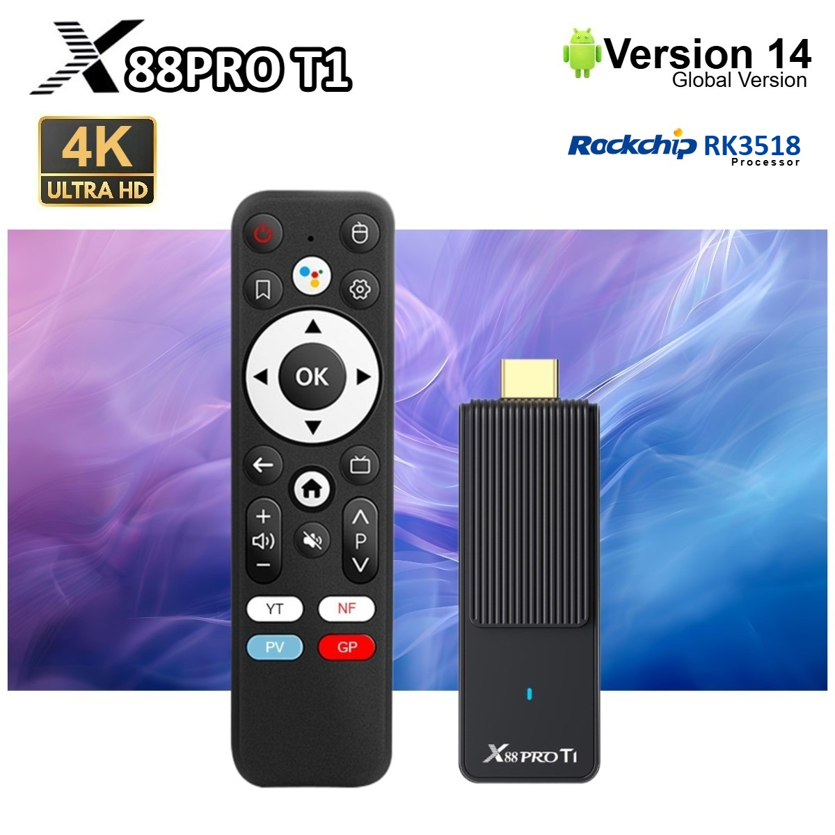 Wifi6 X88 T1 Rockchip RK3518 Q - огляд і ціна Home Cinema Quad