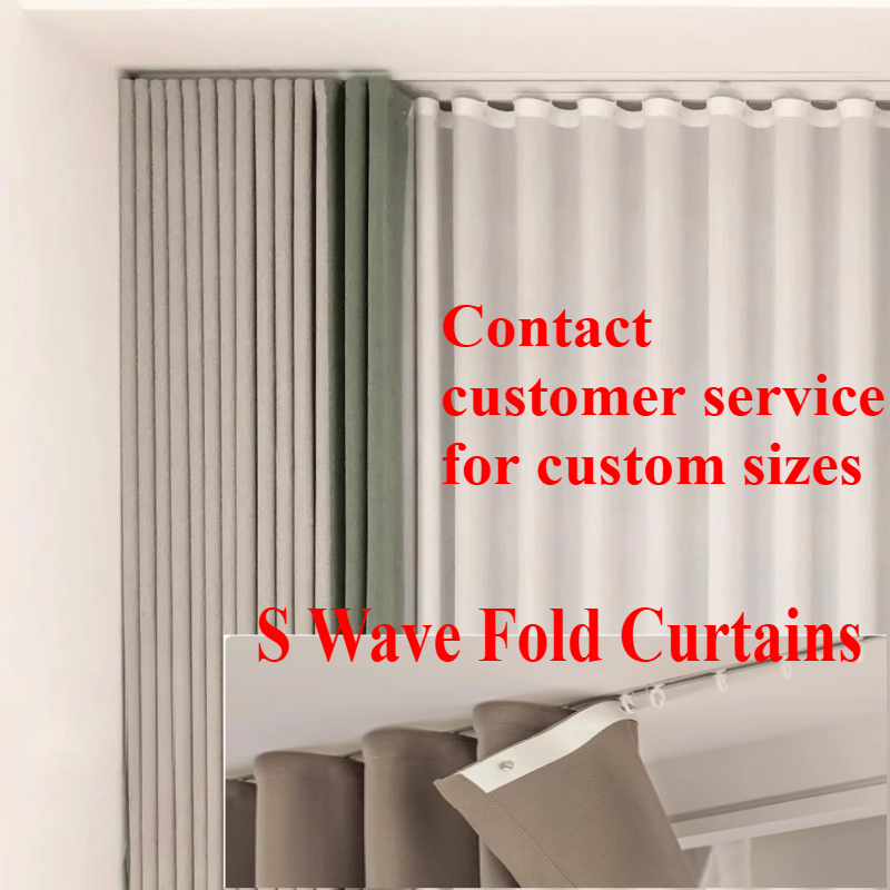 Custom Size S Wave Fold Curtai - огляд і ціна Blackout Curtain Thick