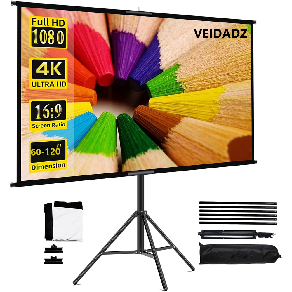 VEIDADZ Projector Screen With  - огляд і ціна Home Cinema Blanc
