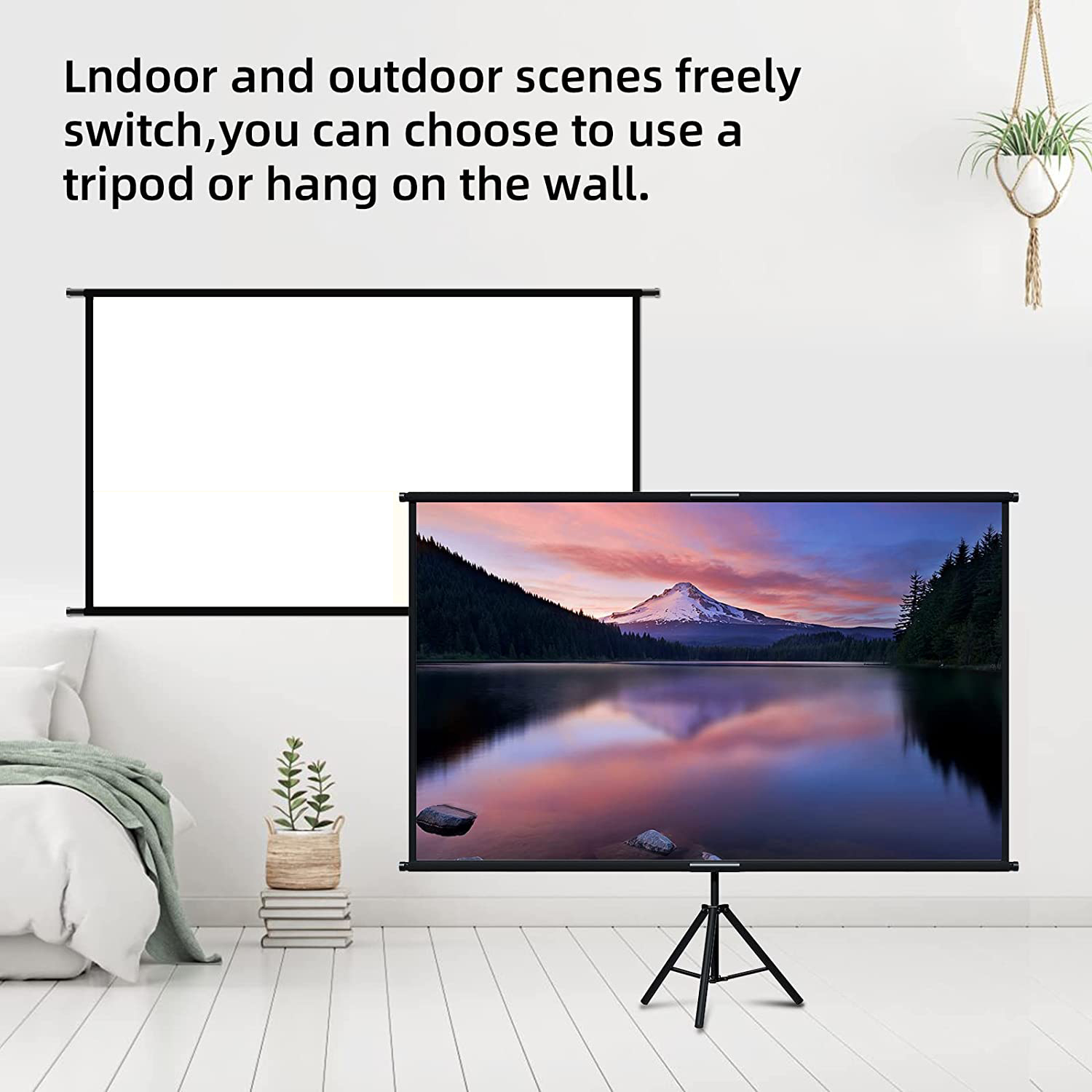 VEIDADZ Projector Screen With  - огляд і ціна Home Cinema Blanc