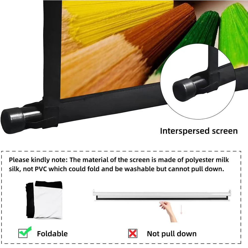 VEIDADZ Projector Screen With  - огляд і ціна Home Cinema Blanc