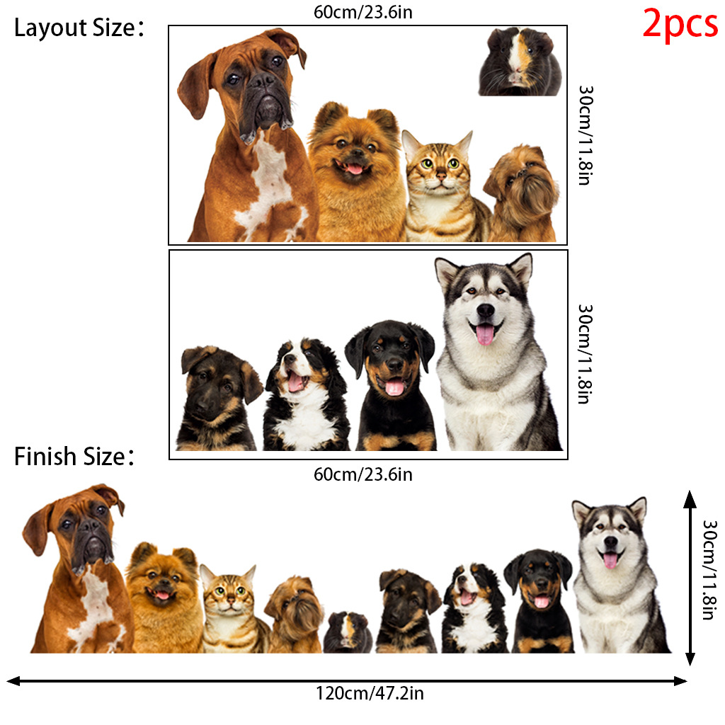 C30# 9 Cute Cats And Dogs Wall - огляд і ціна Home Cinema Wall