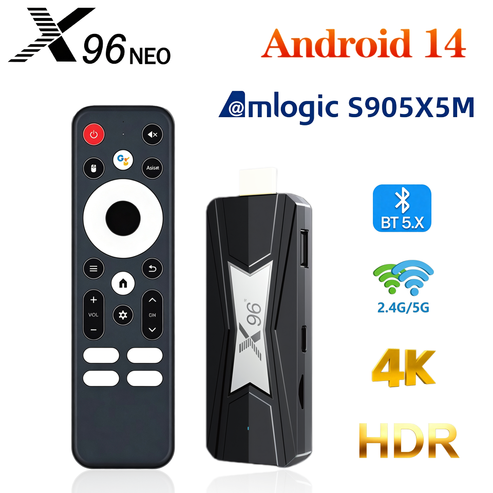 X96 NEO TV Stick Amlogic S905X - огляд і ціна Home Cinema Dolby Atmos