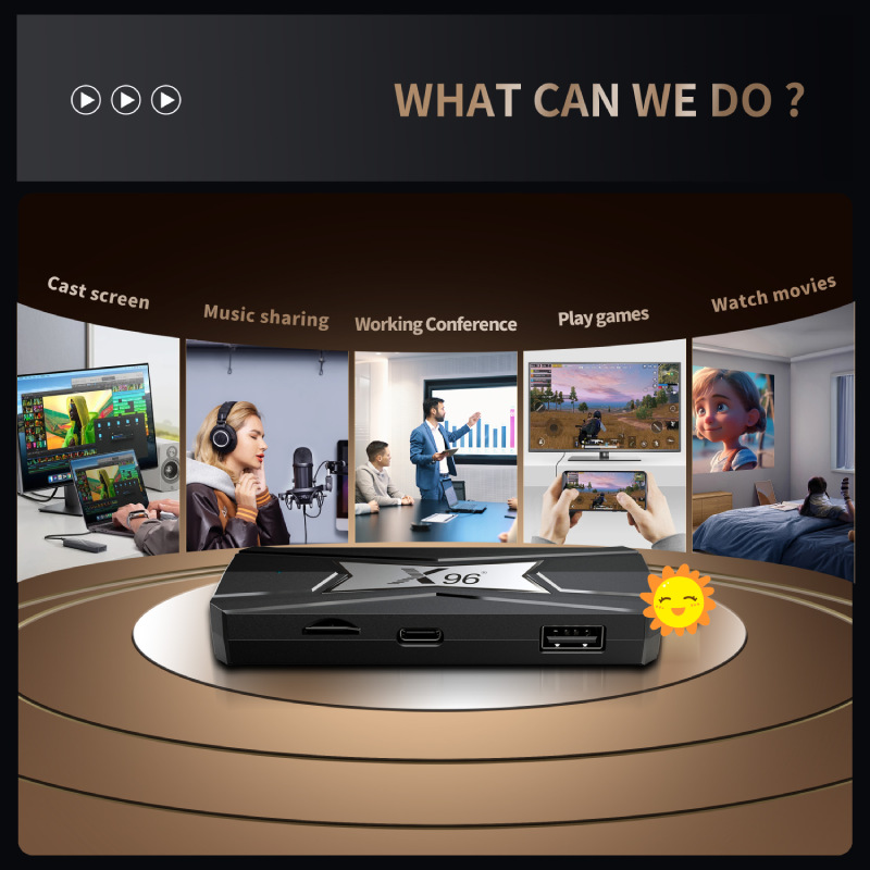 X96 NEO TV Stick Amlogic S905X - огляд і ціна Home Cinema Dolby Atmos