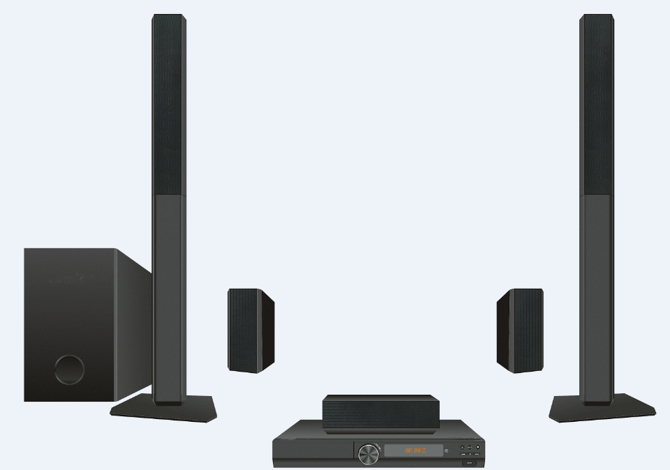 2025 Newest 5.1ch Speakers Hom - огляд і ціна Home Cinema With Wireless Rear Speakers