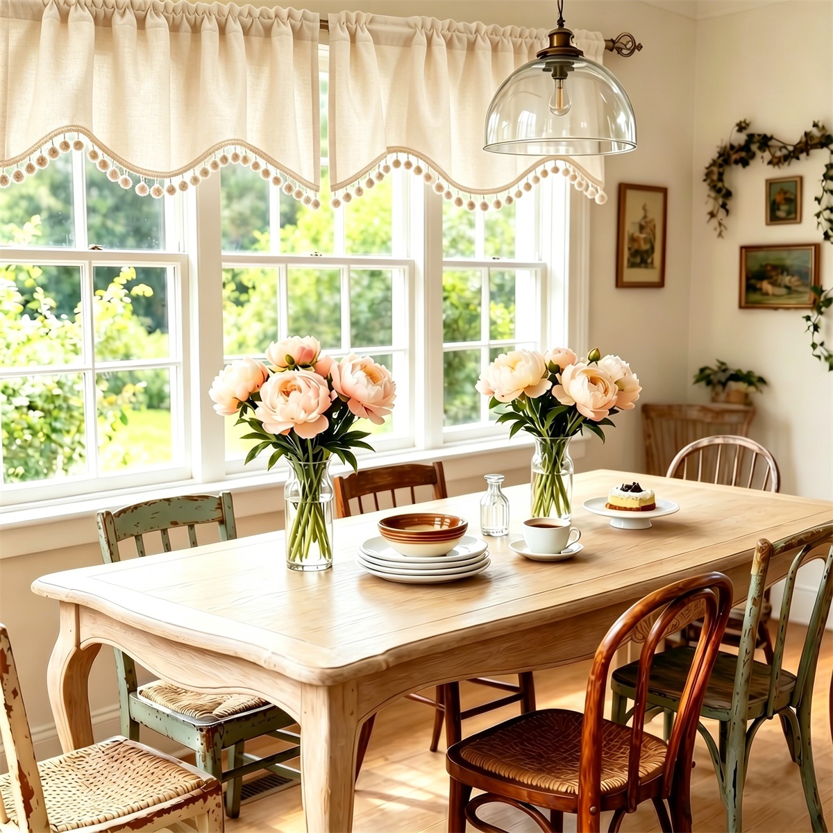 Beige Velvet Valance Curtain w - огляд і ціна Blackout Curtain Thick