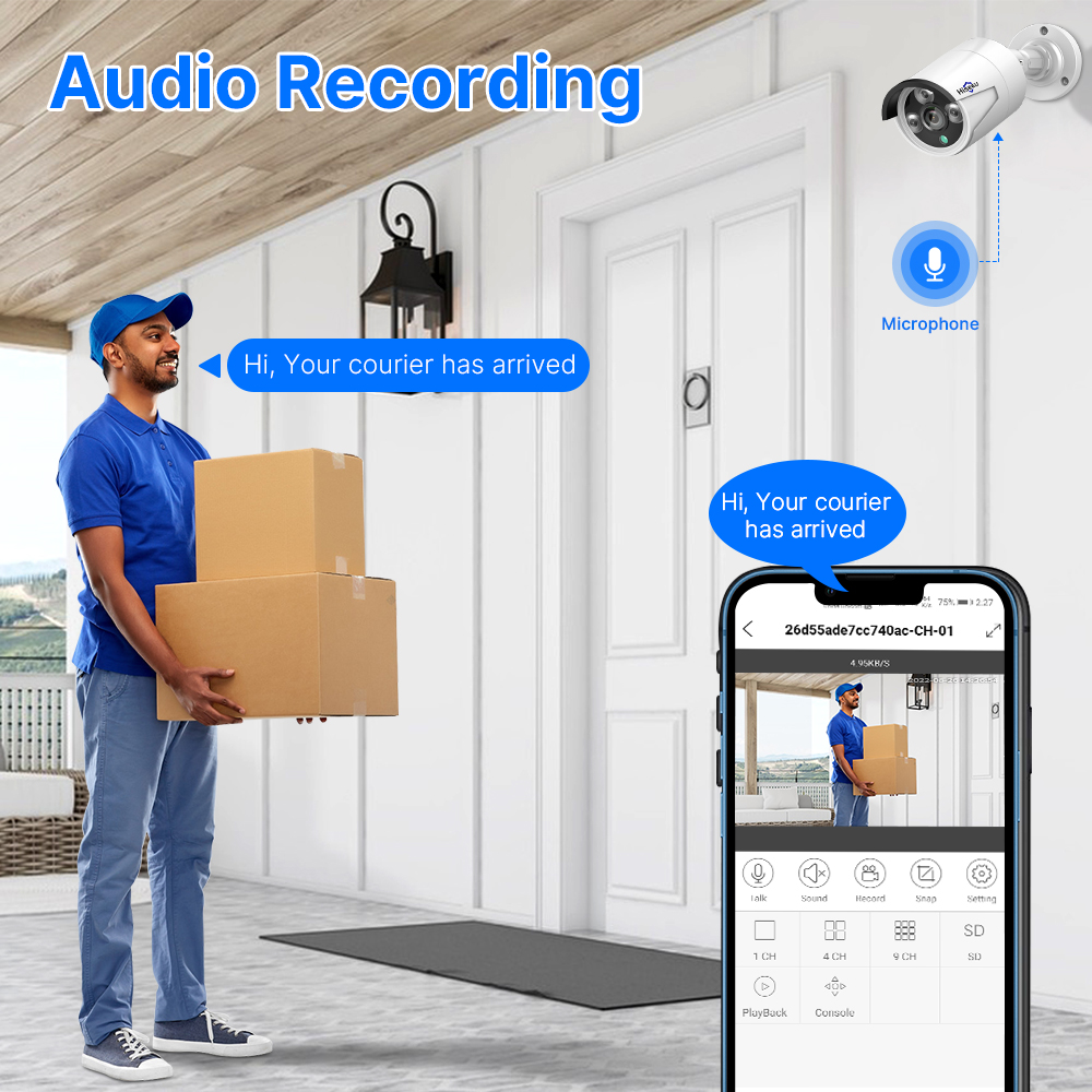 Hiseeu 5MP Audio IP Security S - огляд і ціна Home Cinema Sony