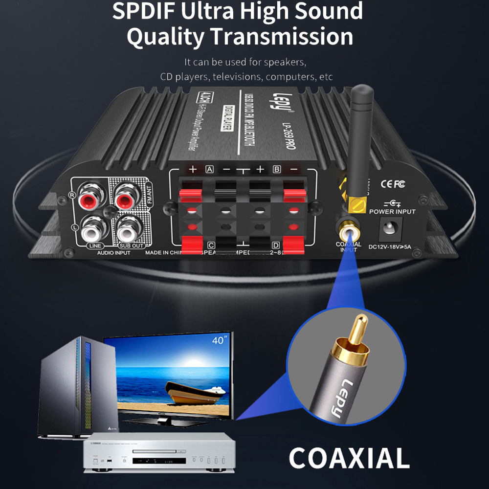 LEPY LP-269PRO 4.1 Channel Amp - огляд і ціна Home Cinema Audio System