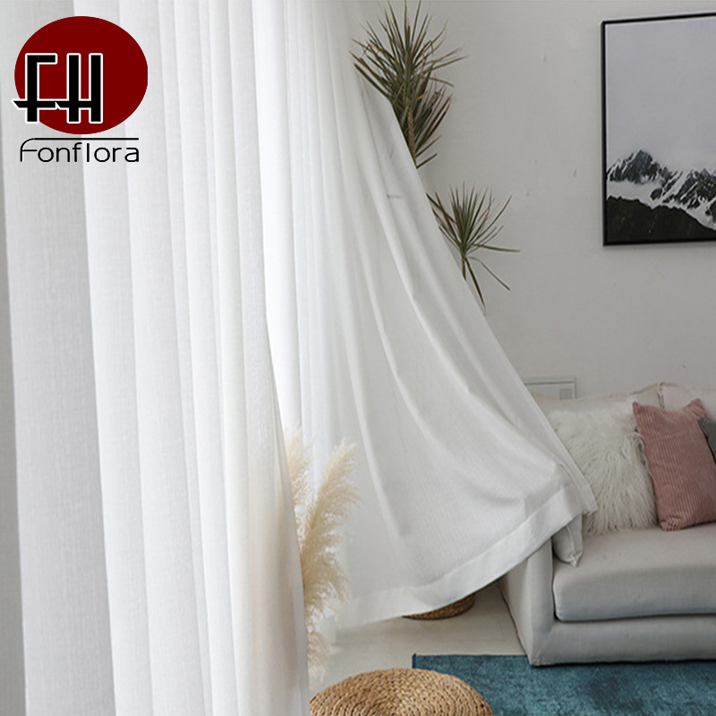Fonflora Modern Solid White Th - огляд і ціна Blackout Curtain Thick