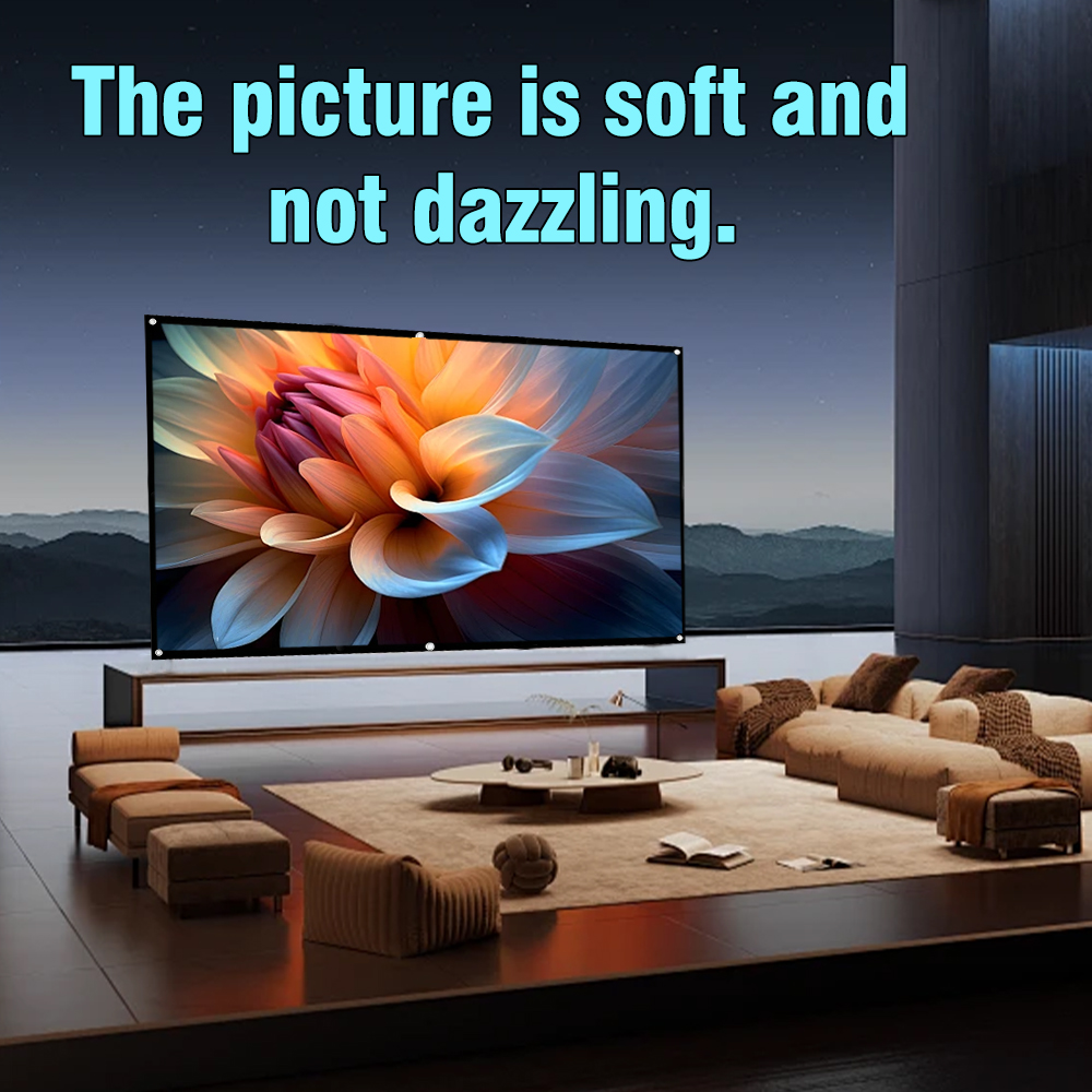XIAOHUI 60-180Inch Projector W - огляд і ціна Home Cinema Blanc