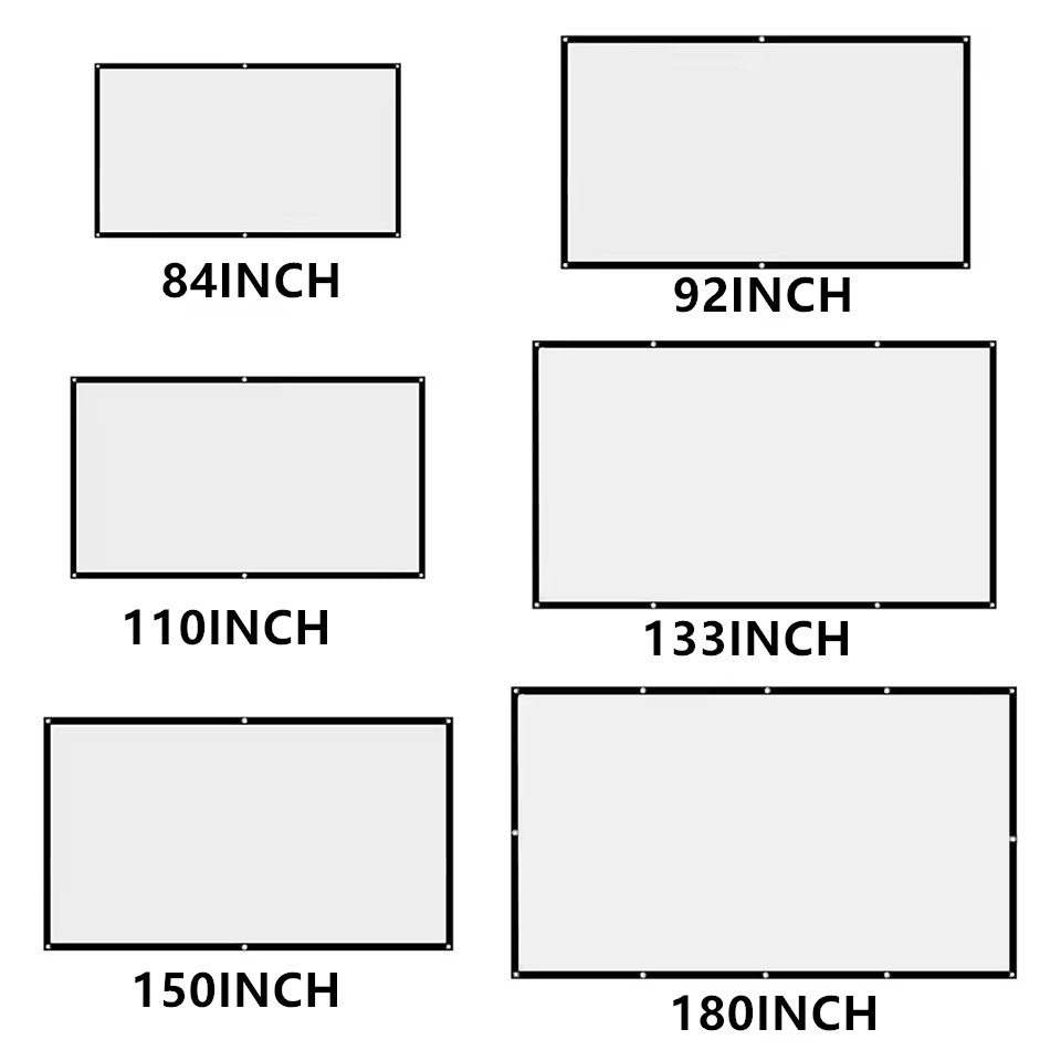 XIAOHUI 60-180Inch Projector W - огляд і ціна Home Cinema Blanc