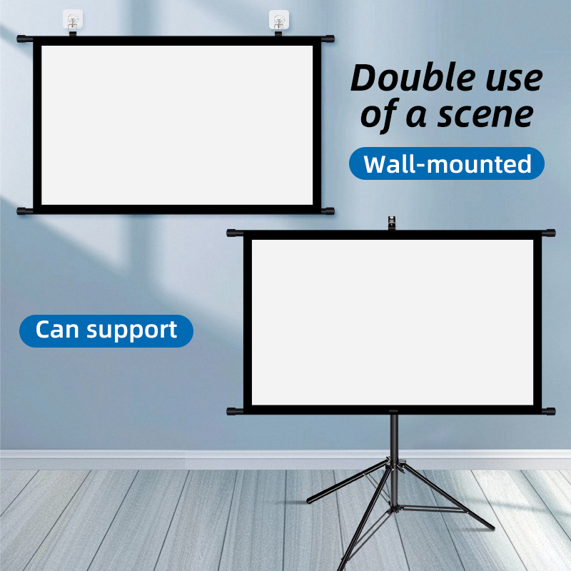 Projector Screen With Stand Fo - огляд і ціна Home Cinema Blanc