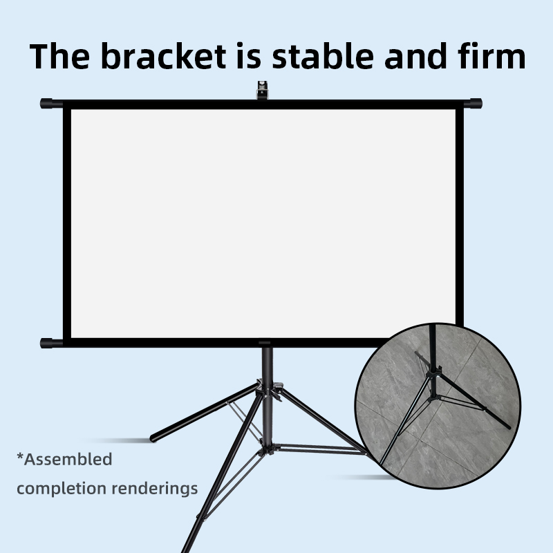 Projector Screen With Stand Fo - огляд і ціна Home Cinema Blanc