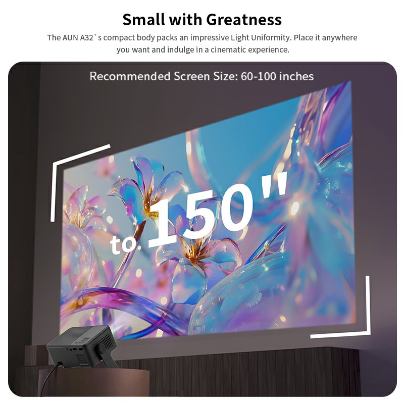 AUN A32 Pro Android 13 Project - огляд і ціна Home Cinema Mini