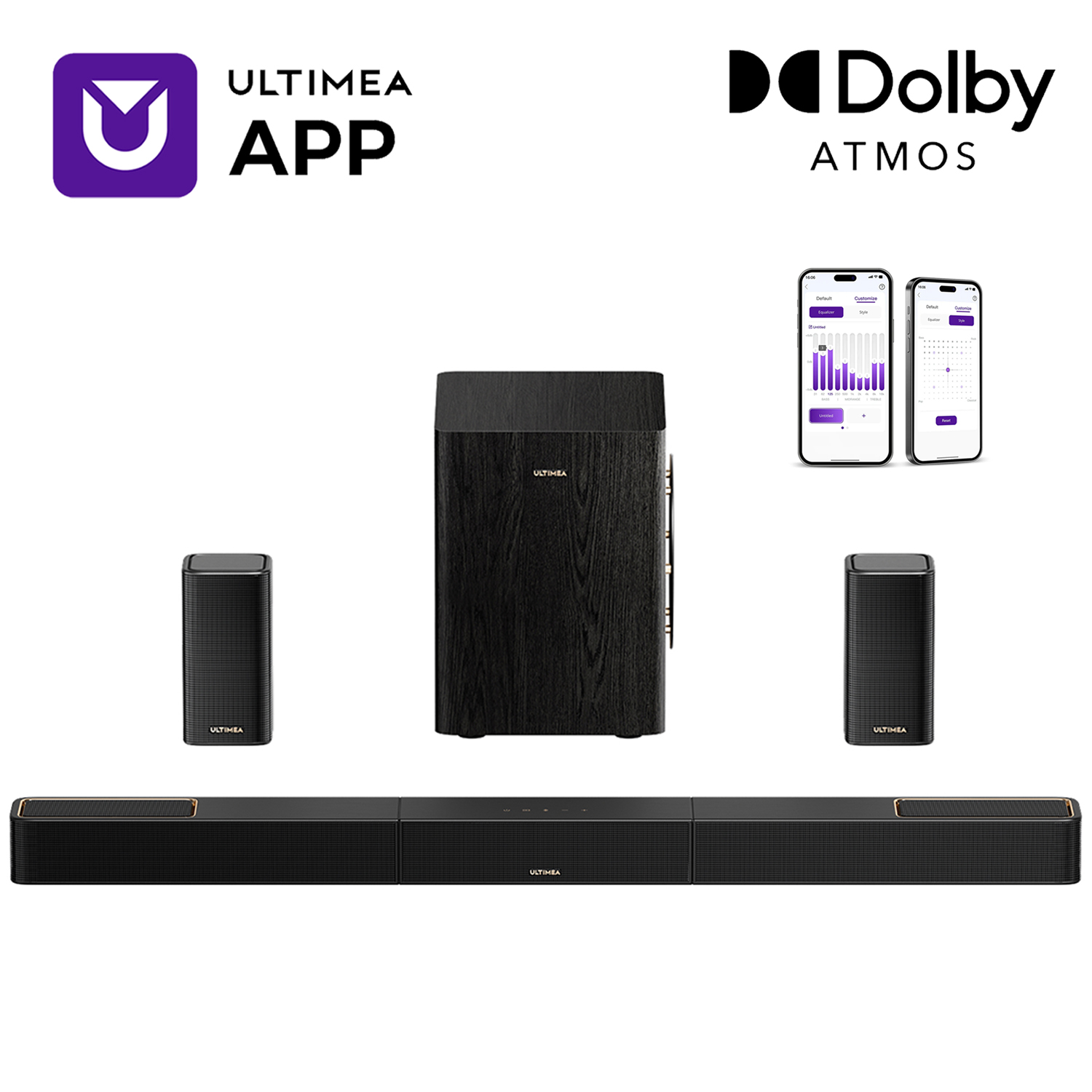 ULTIMEA 5.1.2 Surround Sound S - огляд і ціна Home Cinema Dolby Atmos
