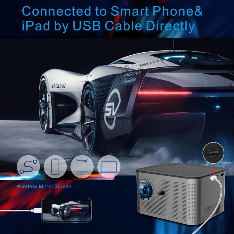ApexTPHY350 Smart Projector 4K - огляд і ціна Home Cinema Quad