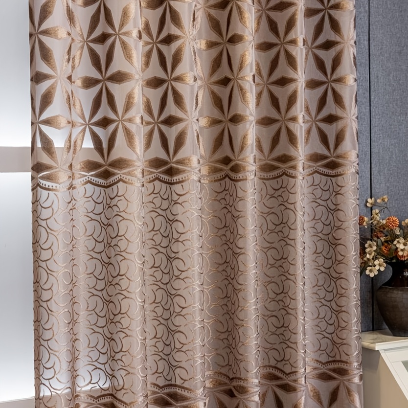 1PC Luxury European Geometric  - огляд і ціна Blackout Curtain Thick