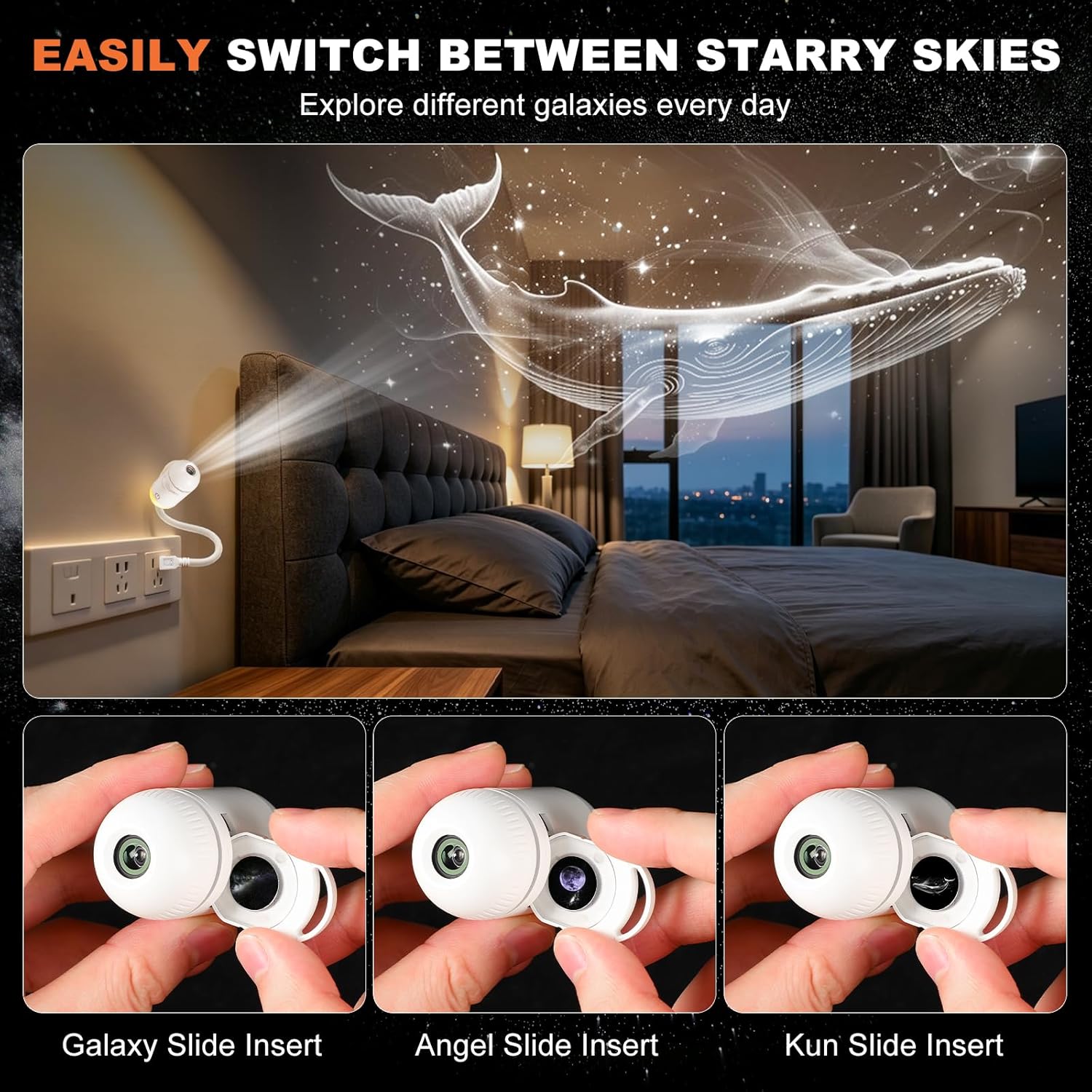 Galaxy Projector Night Light,  - огляд і ціна Home Cinema Led Projector