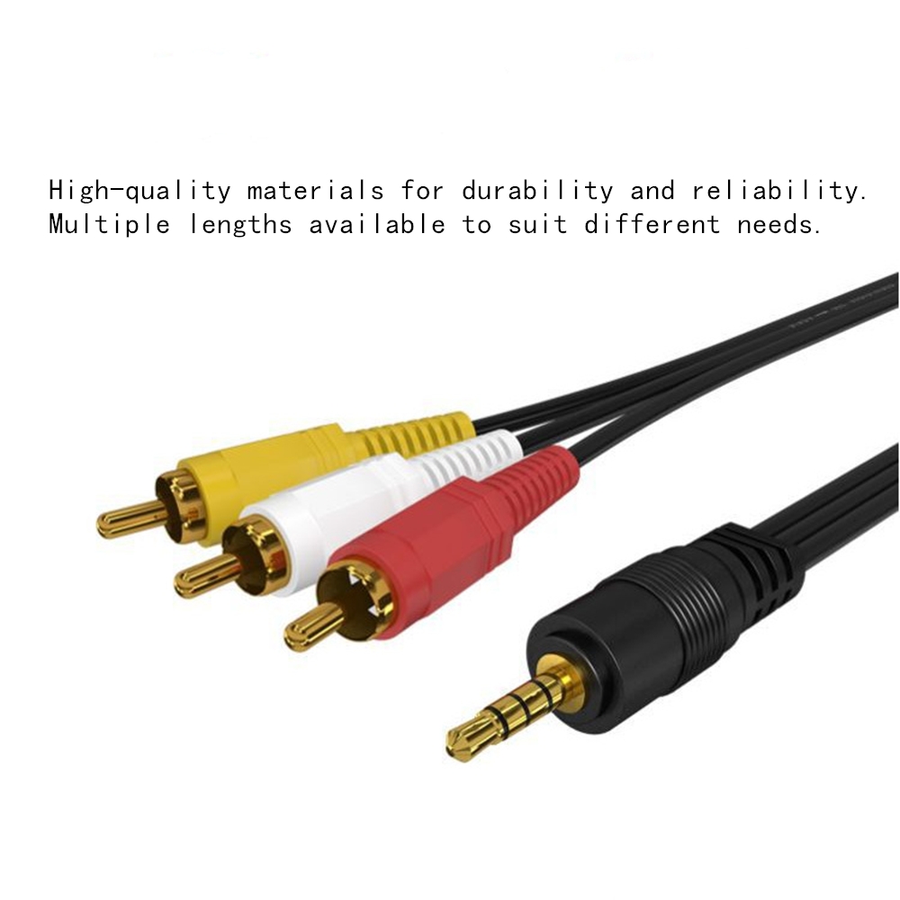 3.5mm to 3 RCA Audio Video Cab - огляд і ціна Home Cinema Subwoofer