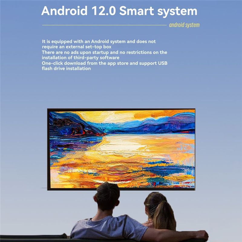 1080P For Android 12 Wifi 6 12 - огляд і ціна Home Cinema Quad