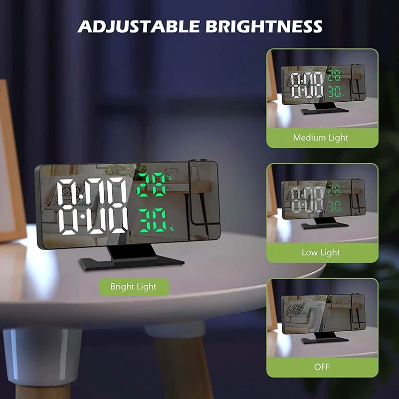 LED Digital Alarm Clock Projec - огляд і ціна Home Cinema Led Projector
