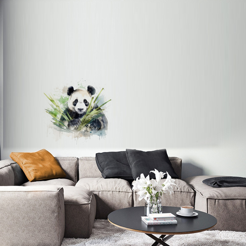 C76# Watercolor Panda Wall Sti - огляд і ціна Home Cinema Wall