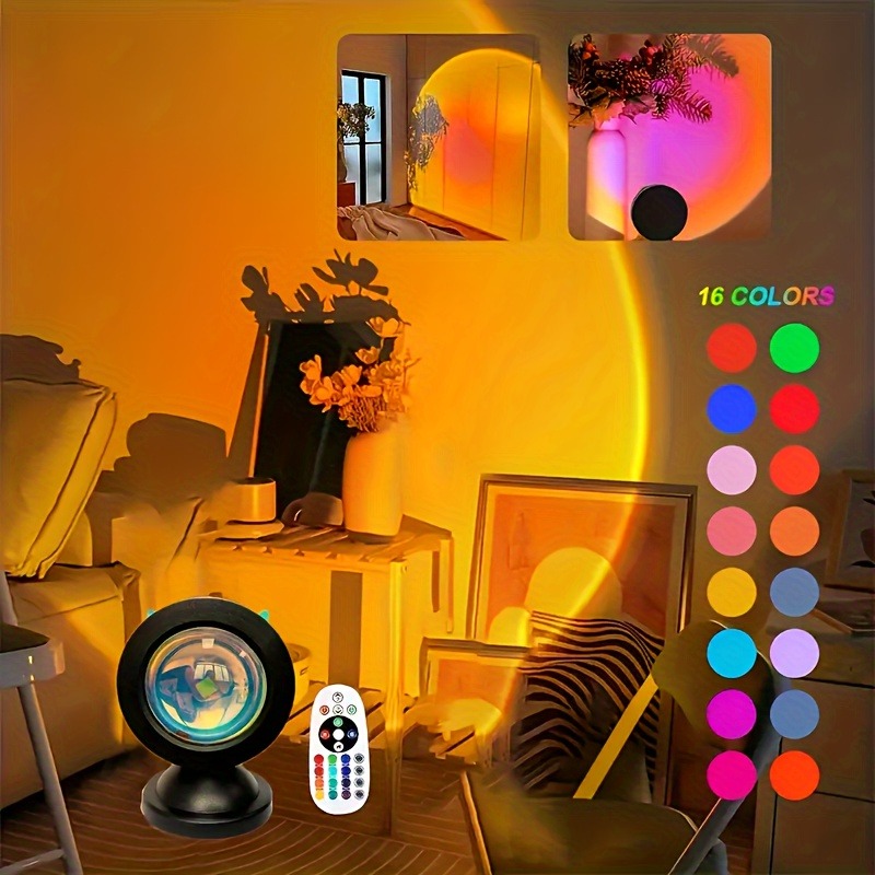 1pc Vibrant Sunset Projection  - огляд і ціна Home Cinema Led Projector