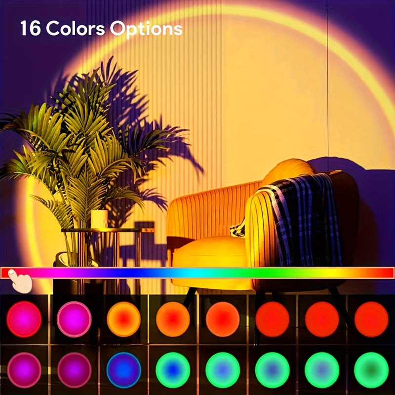 1pc Vibrant Sunset Projection  - огляд і ціна Home Cinema Led Projector