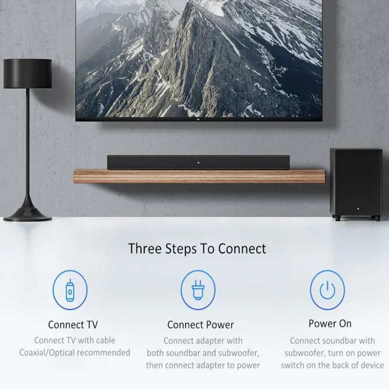 For Xiaomi TV Soundbar Cinema  - огляд і ціна Home Cinema Subwoofer