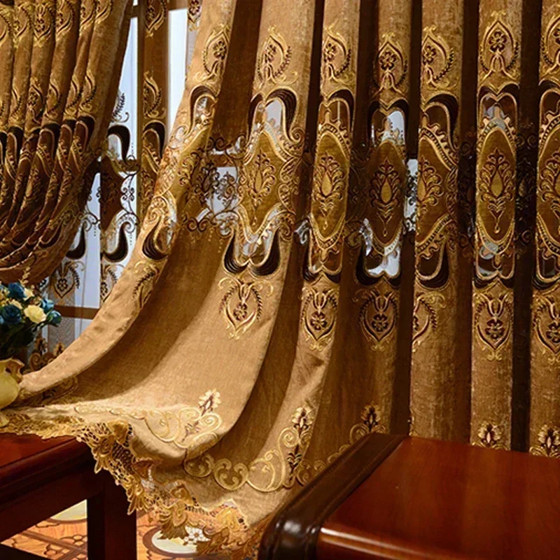 European Style Embroidered Lux - огляд і ціна Blackout Curtain Thick