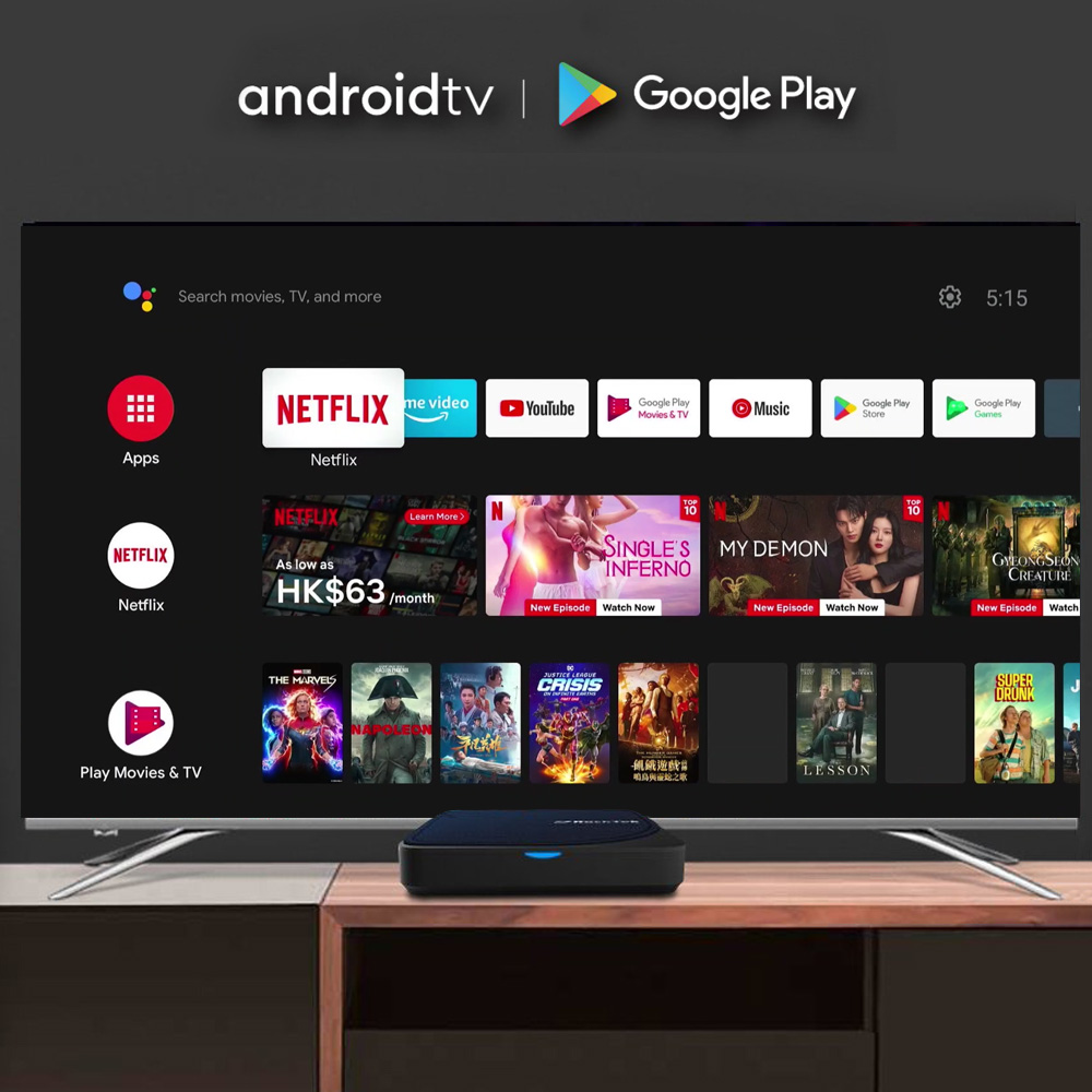 RockTek G2 4K Android TV 14 AT - огляд і ціна Home Cinema Dolby Atmos