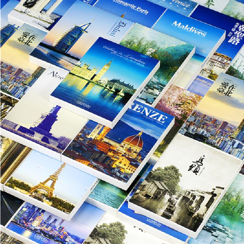 30Pcs 10x14cm Travel Landscape - огляд і ціна Home Cinema Wall