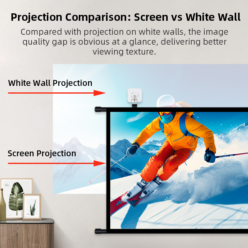 Portable Projector Screen 16:9 - огляд і ціна Home Cinema Blanc