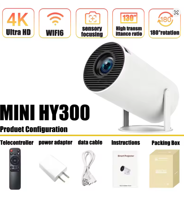 Mini HY300 Portable Projector  - огляд і ціна Home Cinema Mini