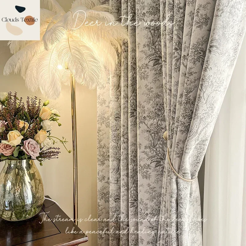 Jacquard Chenille Thickened Bl - огляд і ціна Blackout Curtain Thick