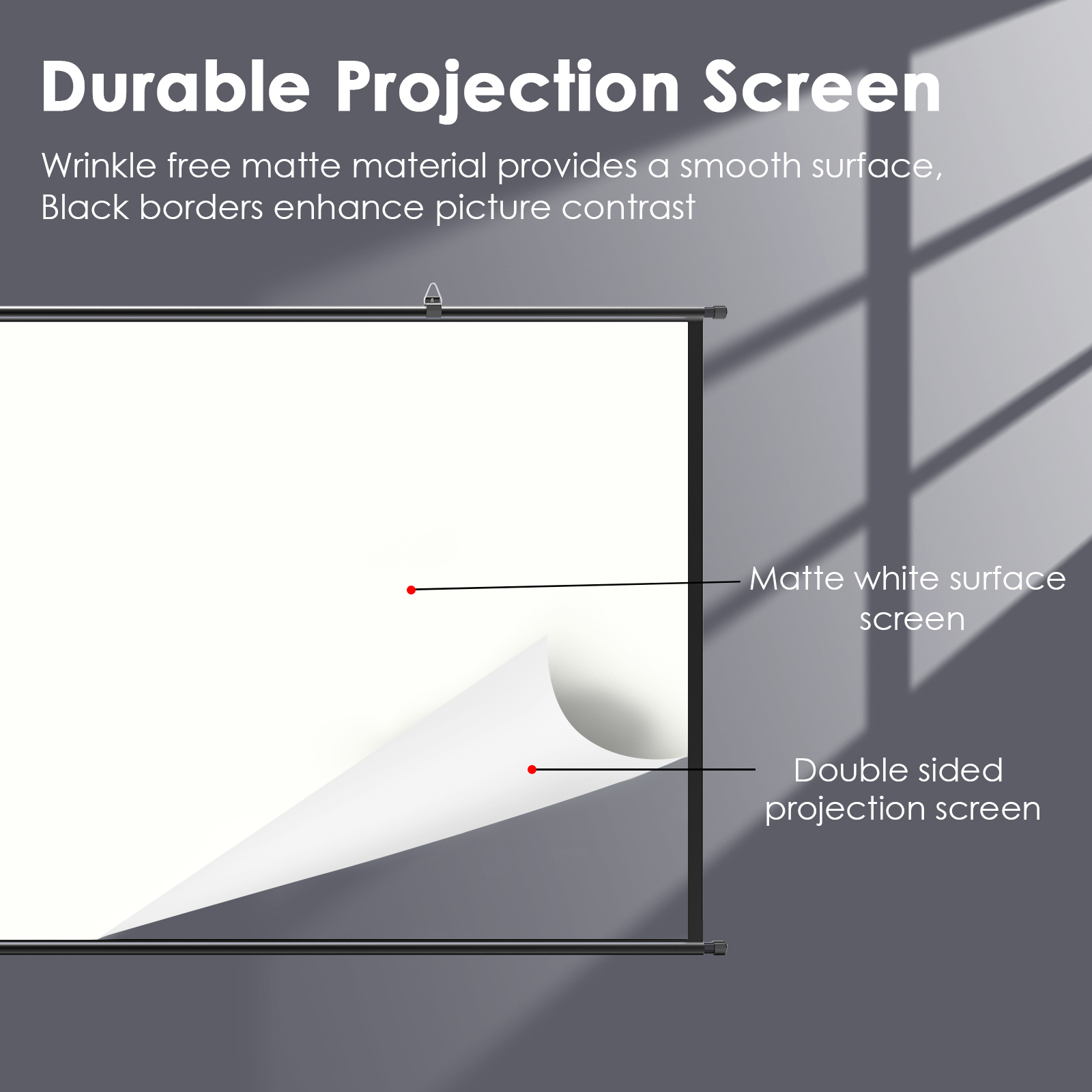 LEJIADA Wall Mounted Projector - огляд і ціна Home Cinema Blanc