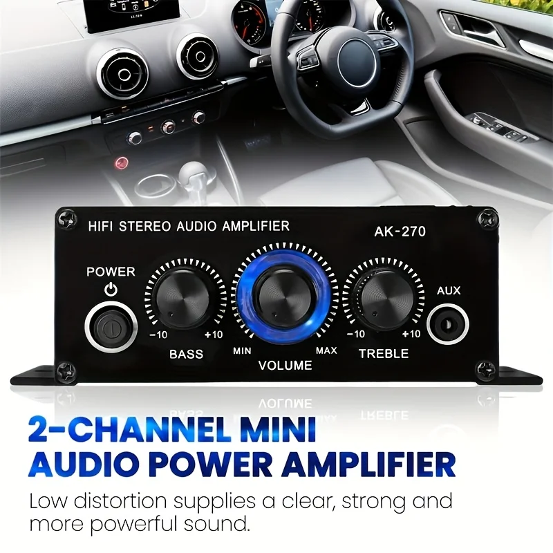 AK-270 400W Mini Power Amplifi - огляд і ціна Home Cinema Mini